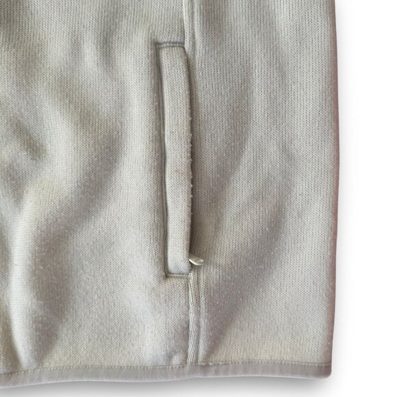 Vineyard Vines Women's Fleece Vest in Cream/Off White Size Medium - Picture 5 of 7